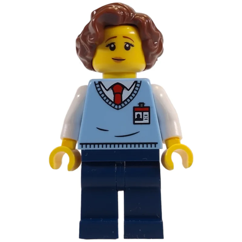 Museum Employee, Reddish Brown Hair — dans quels sets LEGO ? (fig-014460) | Brick Broker