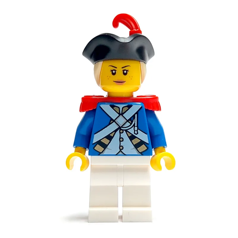 Soldier (Bluecoat) - Captain, Female — dans quels sets LEGO ? (fig-014112) | Brick Broker