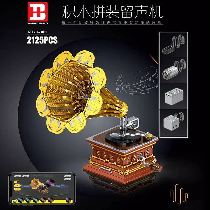 Xinyu Phonographe Technik Dreamers Happy Build (YC-21002) - prix | Brick Broker