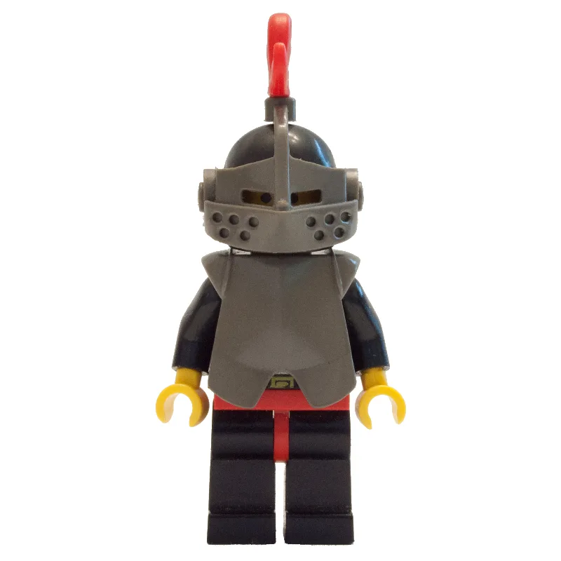 Knight (Breastplate on Black) - Black Legs, A… — minifigurine LEGO | Brick Broker