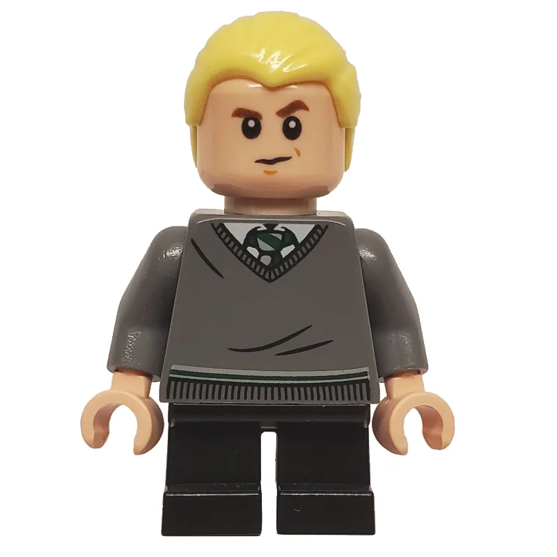 Draco Malfoy, Slytherin Sweater, Short Legs — minifigurine LEGO | Brick Broker