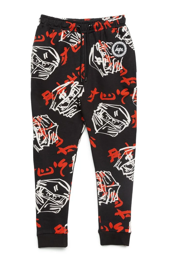 Pantalon de jogging HYPE X LEGO NINJAGO Black Just Hype Faces (LNJ275650-2) - prix | Brick Broker