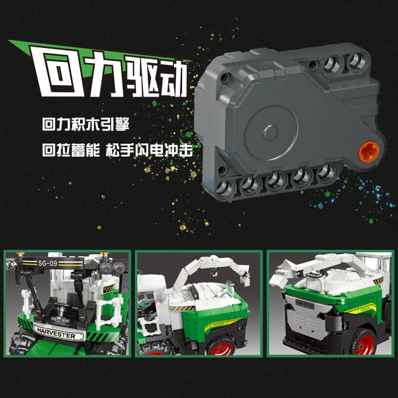 JIESTAR Pasture Harvester Model Kit (JS-57002) - prix | Brick Broker