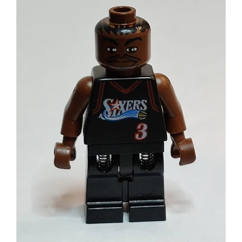 Allen Iverson, Philadelphia 76ers #3 — dans quels sets LEGO ? (fig-007303) | Brick Broker