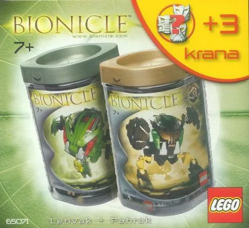 LEGO 65071 Pack Double : Lehvak et Pahrak - prix | Brick Broker