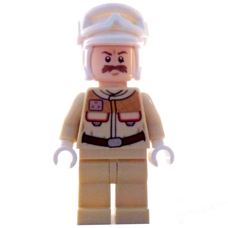Rebel Officer in Hoth Outfit, White Hat — minifigurine LEGO | Brick Broker