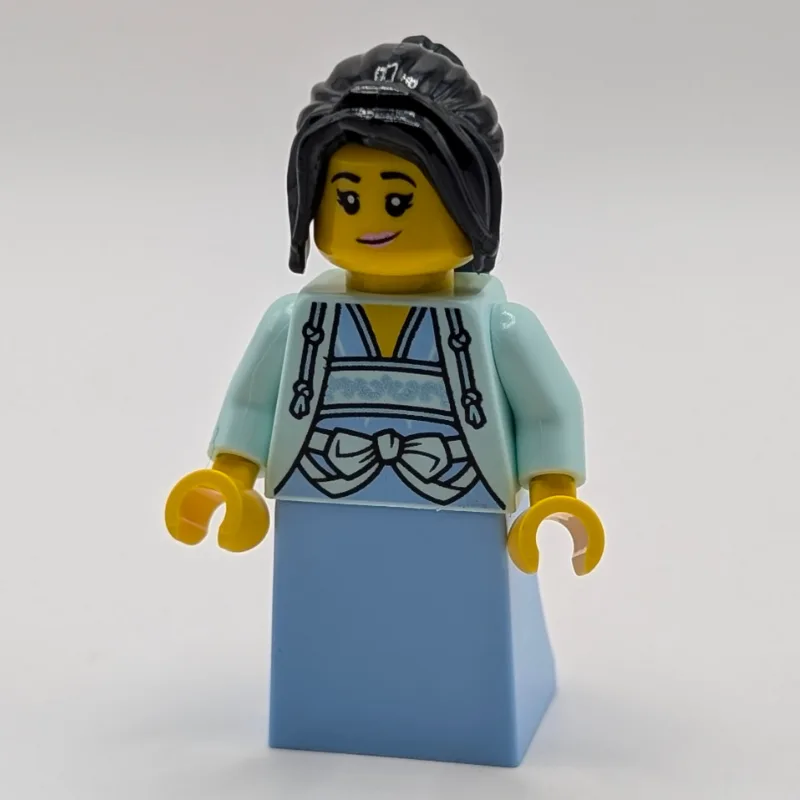 Light Aqua Tunic, Bright Light Blue Dress, Bl… — minifigurine LEGO | Brick Broker