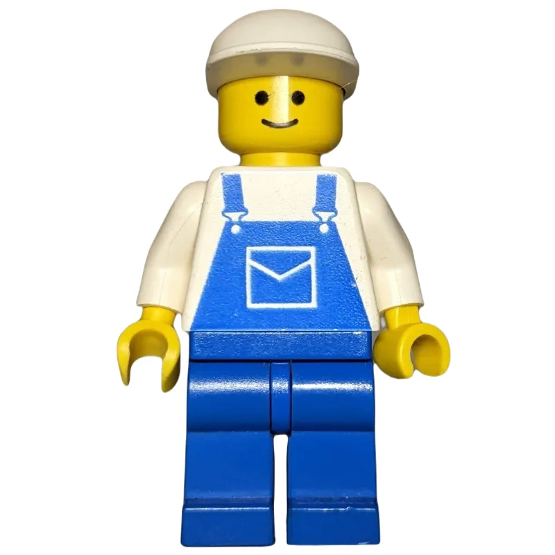 Man, Blue Overalls, White Cap — dans quels sets LEGO ? (fig-008847) | Brick Broker