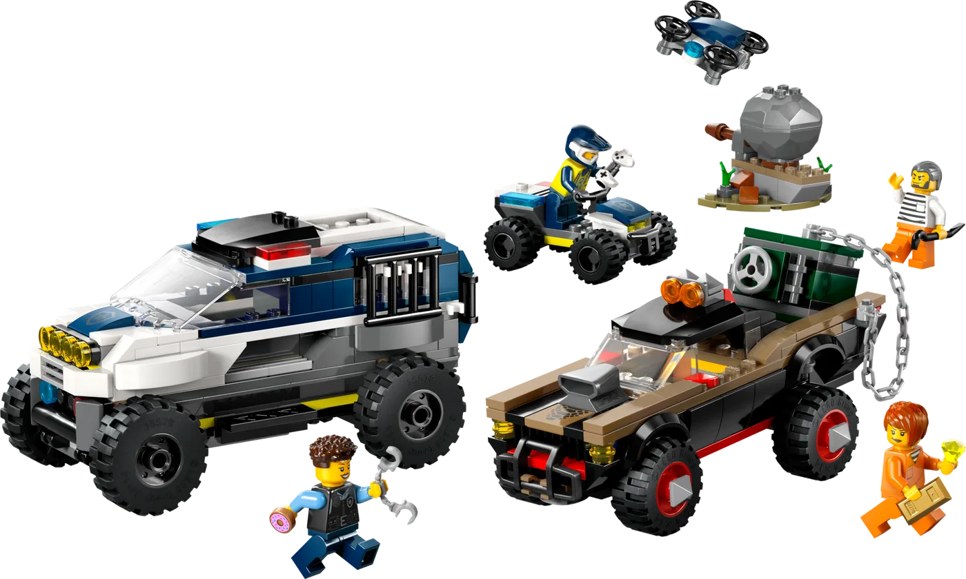 LEGO 60449 Course-poursuite en Voiture de Police Tout-terrain - prix | Brick Broker