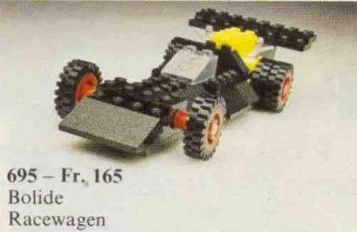 LEGO 695 Voiture de course - prix et où acheter | Brick Broker