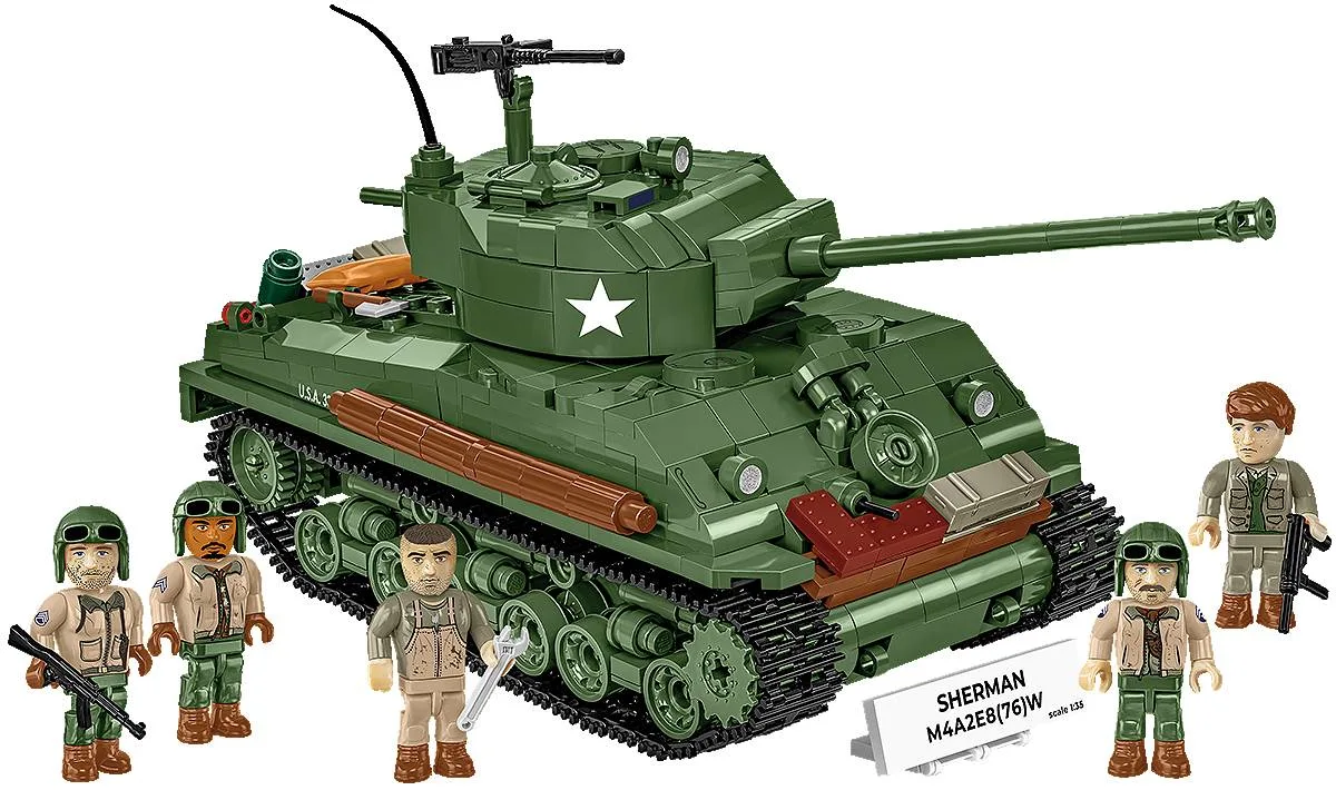 COBI Sherman M4A2E8(76)W (COBI-3118) - prix | Brick Broker