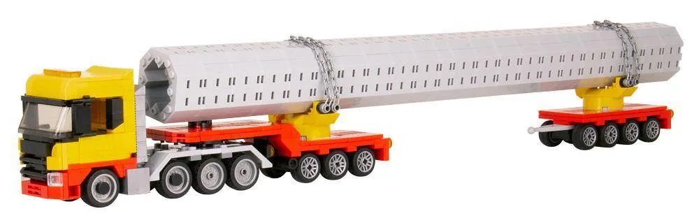 BlueBrixx Camion Suédois 4-3-4 essieu avec chargement long (BB-101092) - prix | Brick Broker