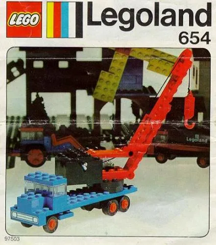 LEGO 654 Camion grue - prix et où acheter | Brick Broker