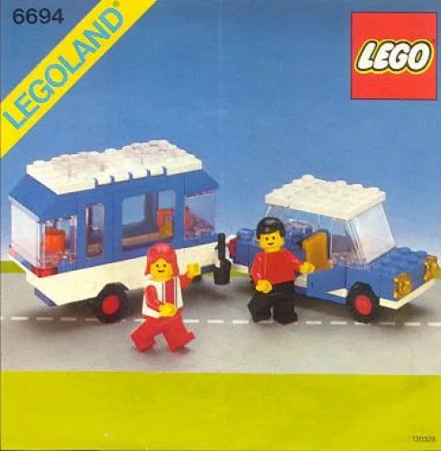 LEGO 6694 Voiture avec caravane - prix et où acheter | Brick Broker