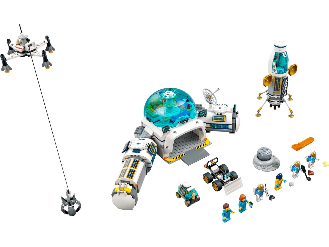 LEGO 60350 Base de recherche lunaire - prix | Brick Broker