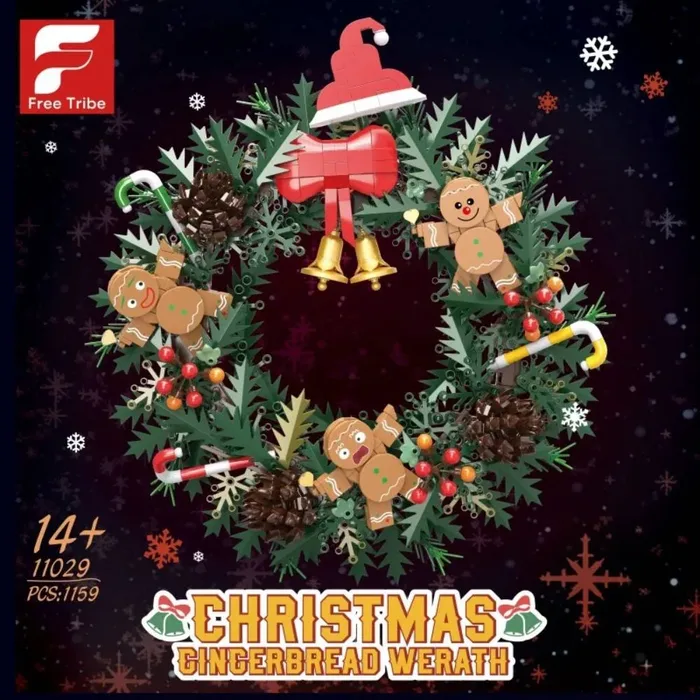 Free Tribe Couronne de pain d'épices de Noël (FREETRIBE-11029) - prix | Brick Broker