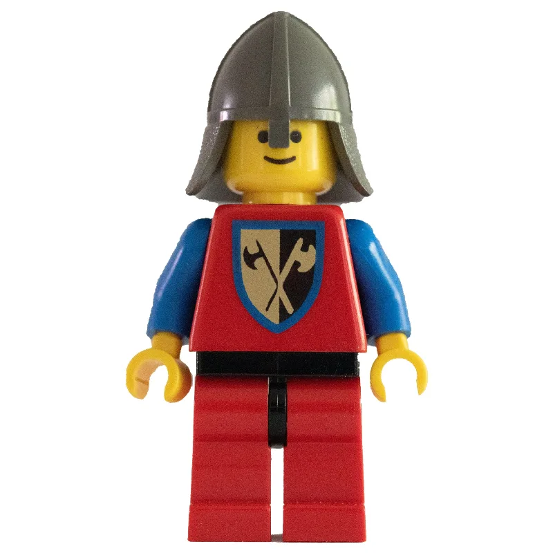 Knight (Crusader Axe) - Red Legs, Neck-Protec… — minifigurine LEGO | Brick Broker