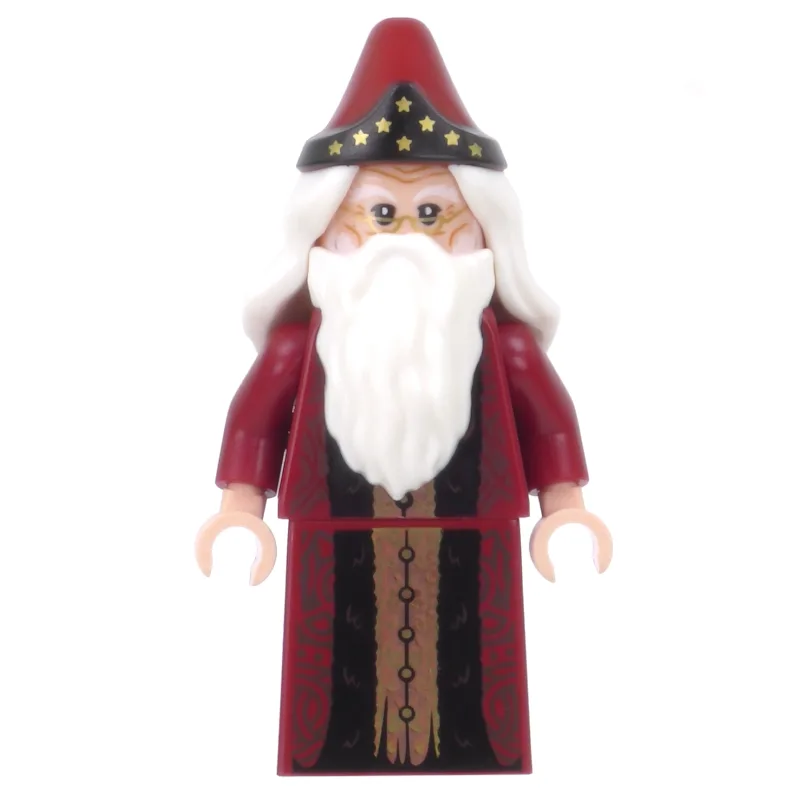Albus Dumbledore, Dark Red Robe with Skirt, S… — minifigurine LEGO | Brick Broker