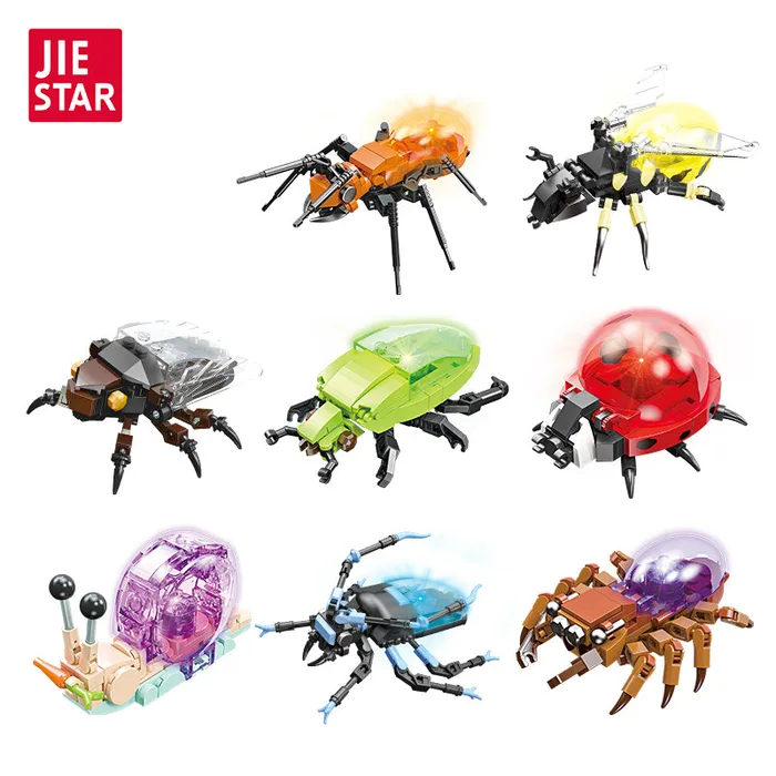 JIESTAR Lot de 8 animaux (JS-58230) - prix | Brick Broker