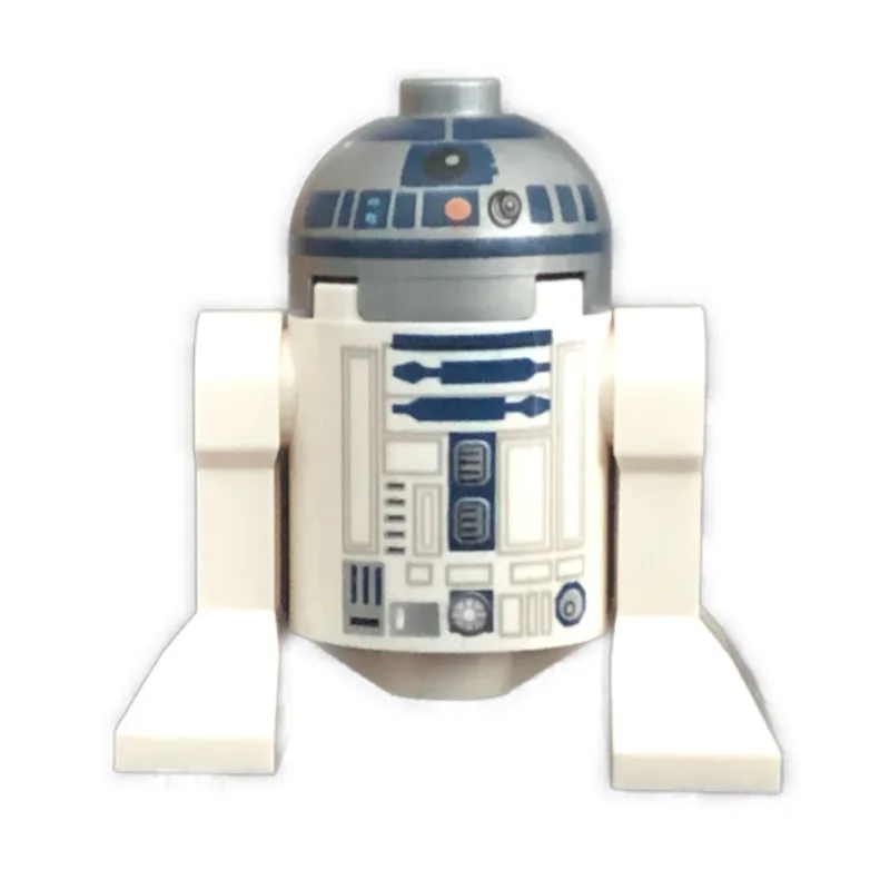 Astromech Droid, R2-D2, Flat Silver Dome, Dar… — minifigurine LEGO | Brick Broker