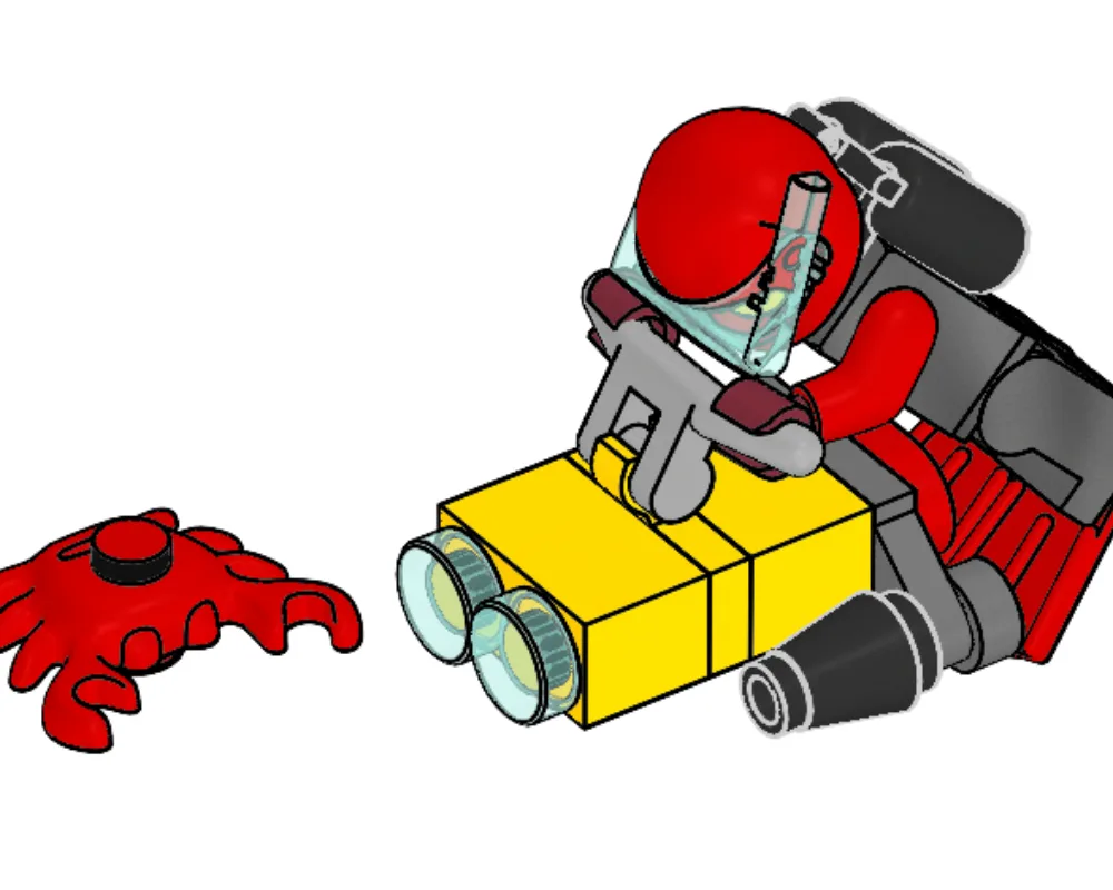 LEGO 952107 Plongeur et Crabe - prix et où acheter | Brick Broker