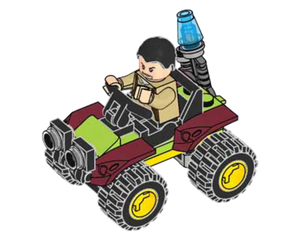 LEGO 122009 Vic Hoskins avec Buggy - prix | Brick Broker