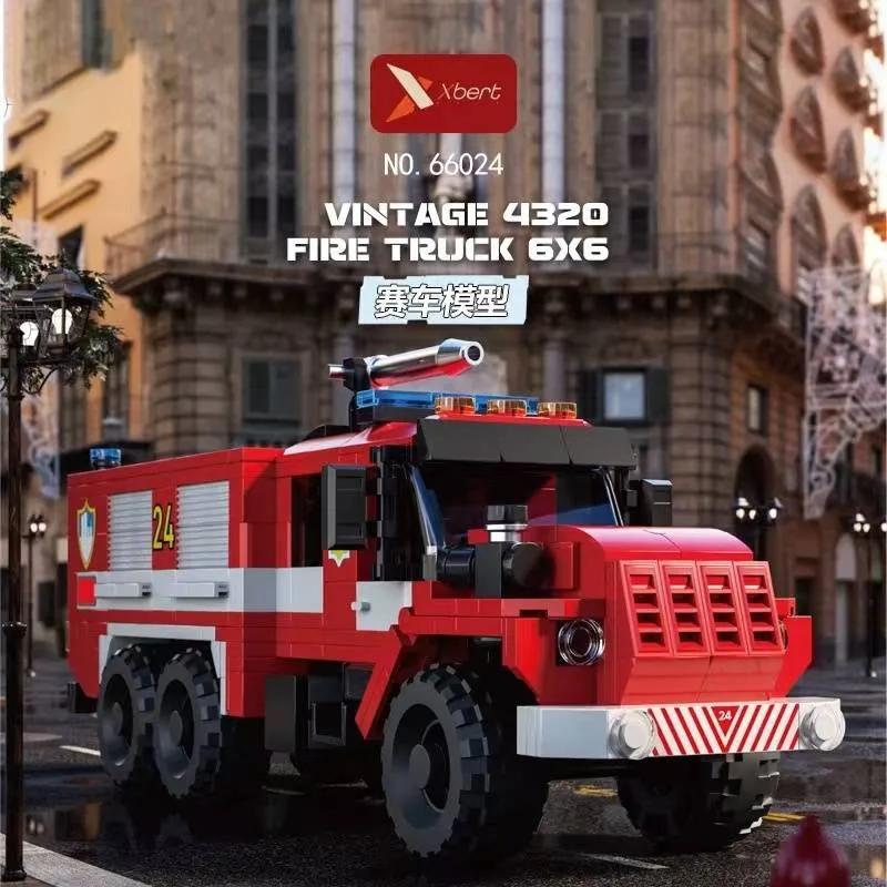 Xbert Camion de pompiers vintage 4320 6X6 (XBERT-66024) - prix | Brick Broker