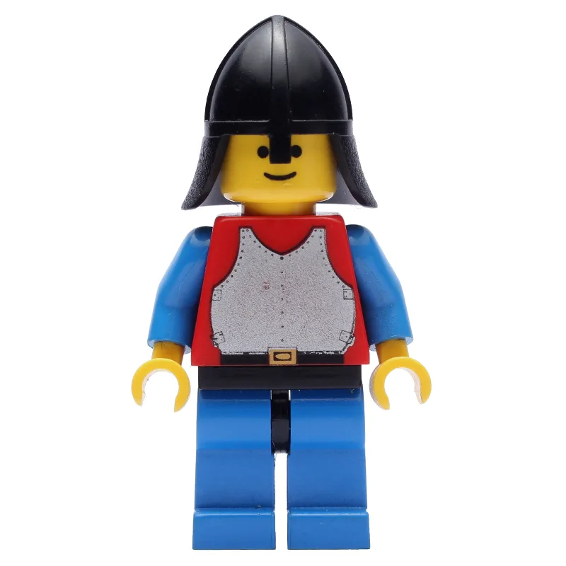 Knight (Breastplate on Red) - Blue Legs, Blac… — minifigurine LEGO | Brick Broker