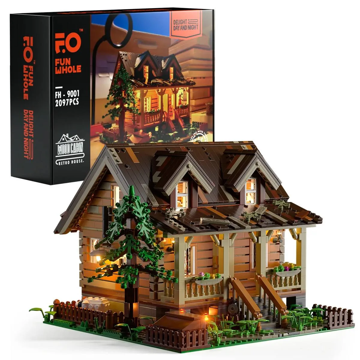 Lumibricks Cabane en bois (LUMI-FH9001) - prix | Brick Broker