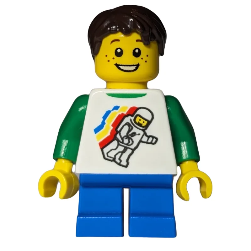 Kid - White Torso, Classic Space Figure, Dark… — minifigurine LEGO | Brick Broker
