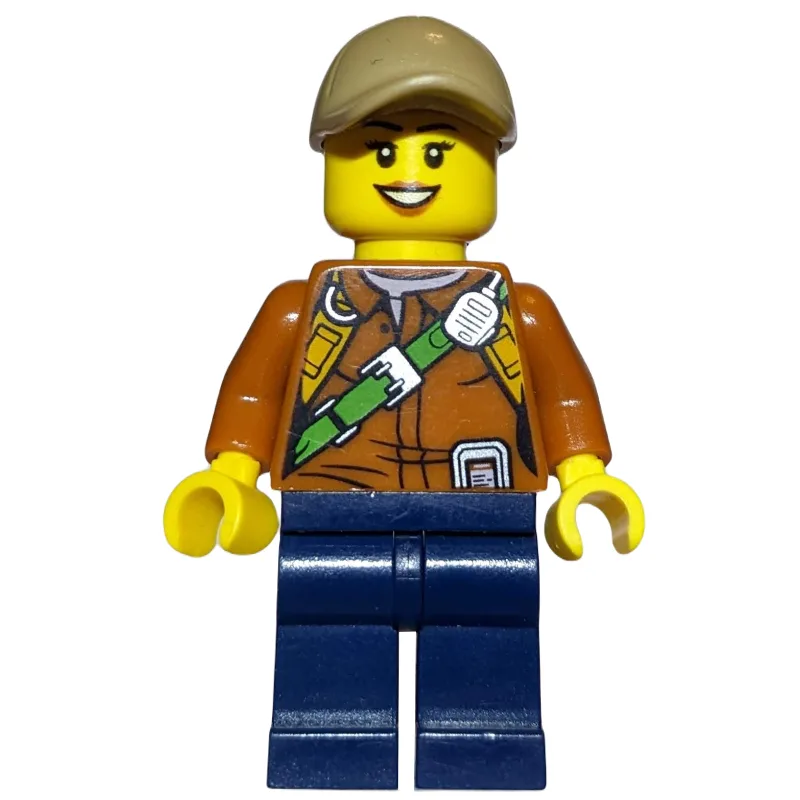 Explorer, Woman, Shirt with Straps and Radio,… — minifigurine LEGO | Brick Broker