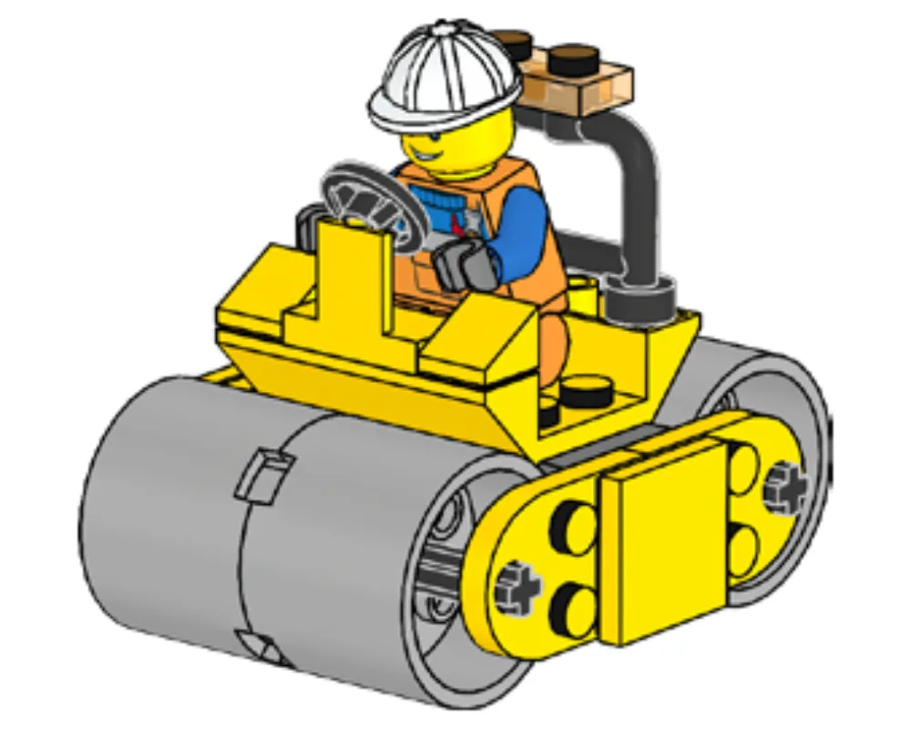 LEGO 952210 Le rouleau compresseur de Robbie Rolla - prix | Brick Broker