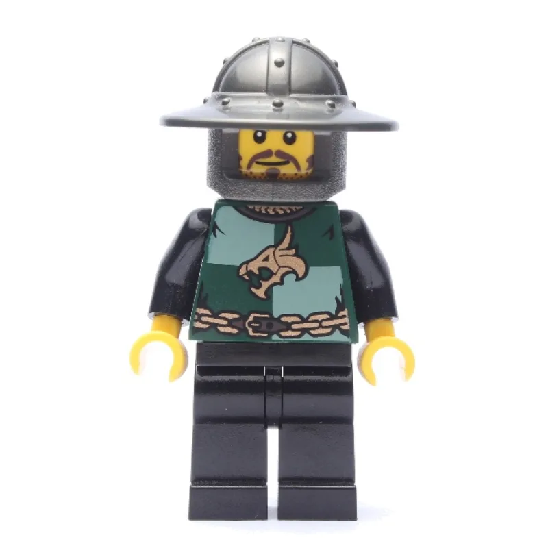 Dragon Knight, Dark Green, Wide Brim Helmet,… — minifigurine LEGO | Brick Broker