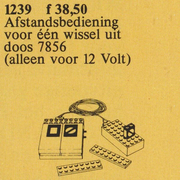 LEGO 1239 Télécommande pour aiguillages électriques - prix | Brick Broker