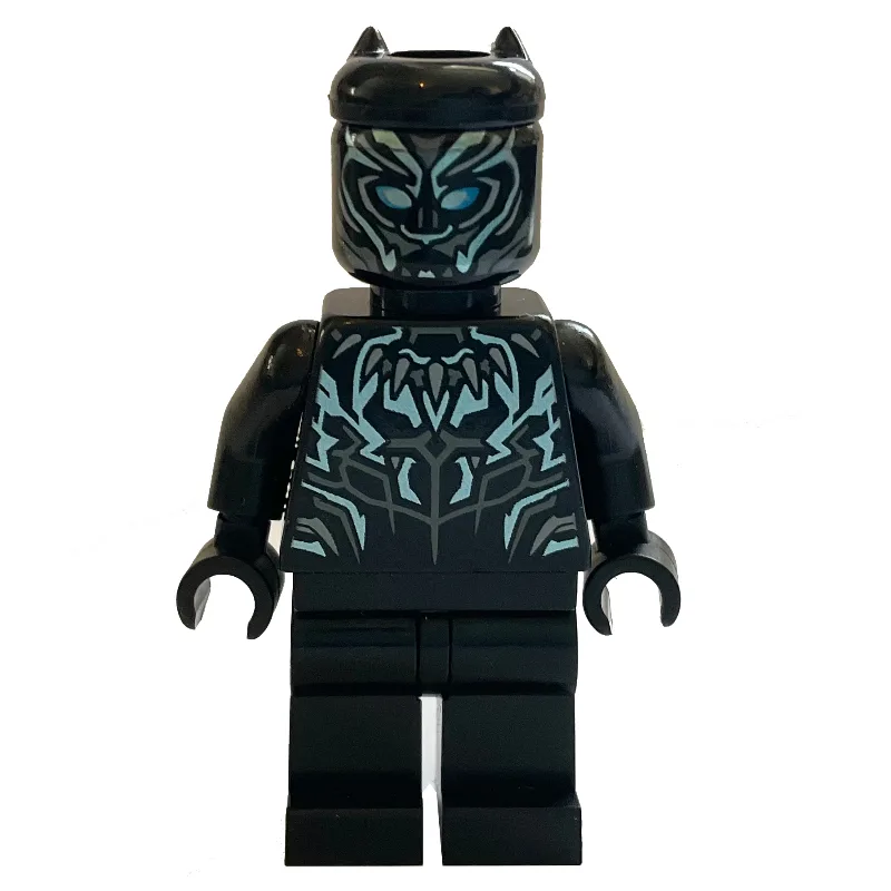 Black Panther with Dark Azure Highlights — minifigurine LEGO | Brick Broker