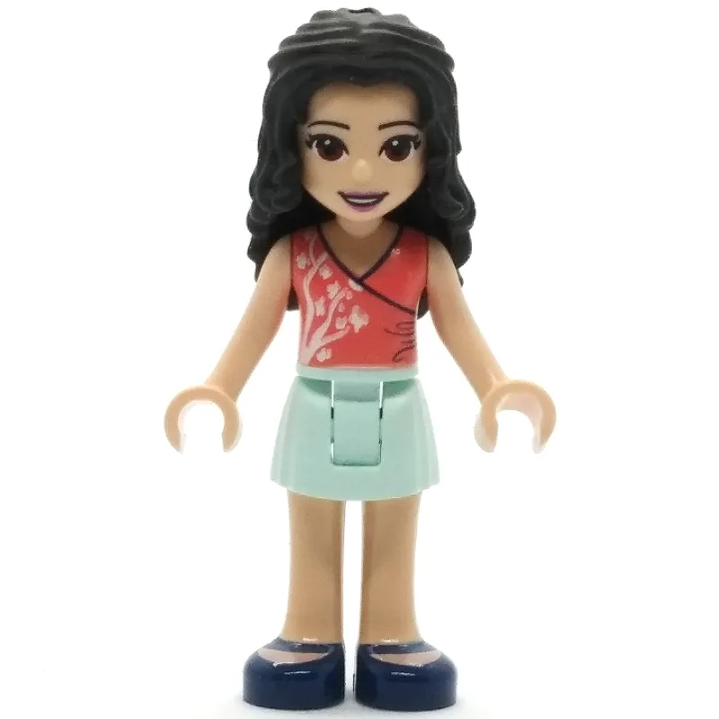 Emma - Coral Top, Light Aqua Skirt — dans quels sets LEGO ? (fig-008976) | Brick Broker