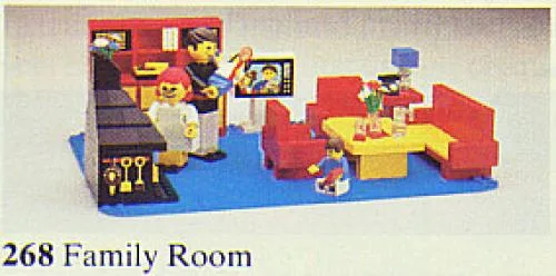LEGO 268 Salle de famille - prix et où acheter | Brick Broker