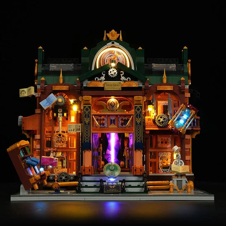 Lumibricks Bibliothèque de la faille temporelle steampunk (LUMI-11012) - prix | Brick Broker