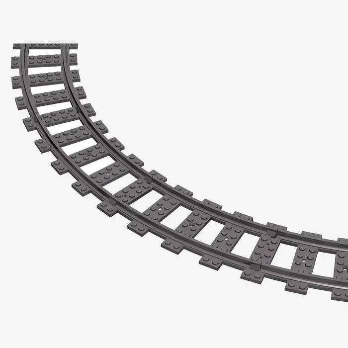 BlueBrixx Piste courbe R40 16 cm (lot de pistes) (BB-101908) - prix | Brick Broker