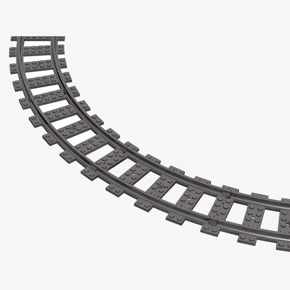 BlueBrixx Piste courbe R40 16 cm (lot de pistes) (BB-101908) - prix | Brick Broker