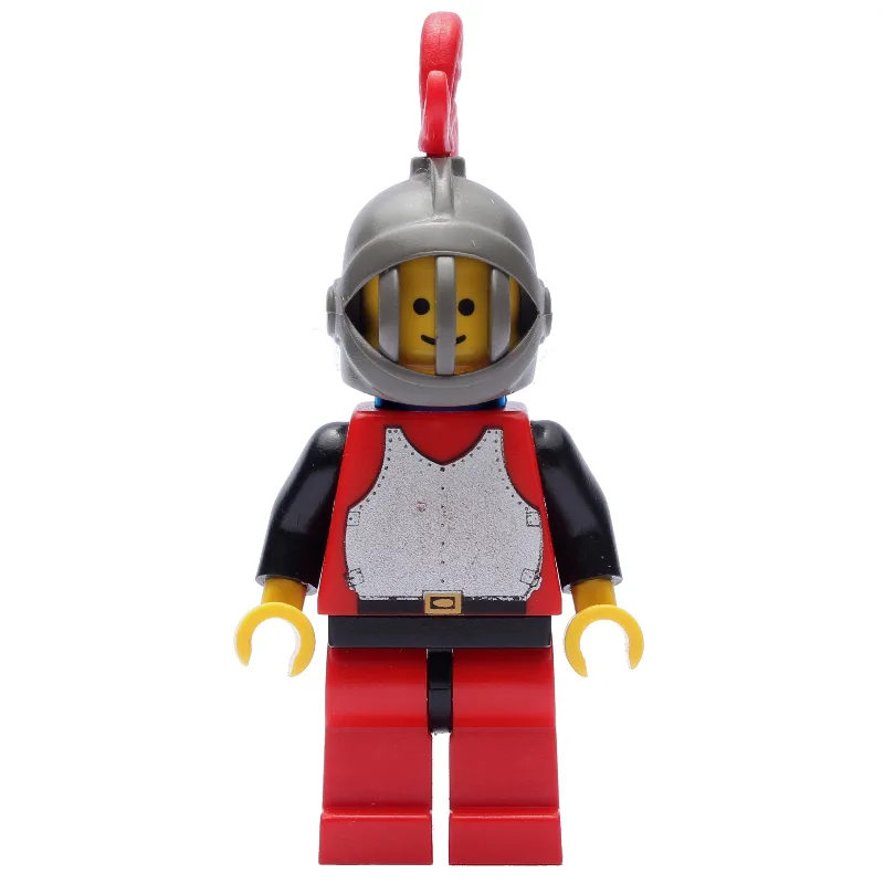 Knight (Breastplate on Red) - Red Legs, Red P… — minifigurine LEGO | Brick Broker
