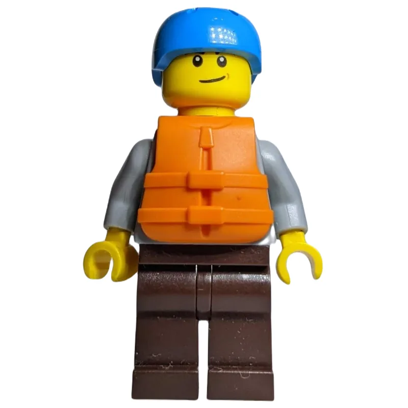 Man, Light Bluish Gray Hoodie over Dark Red S… — minifigurine LEGO | Brick Broker