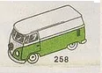 LEGO 258 VW Combi 1:87 - prix et où acheter | Brick Broker