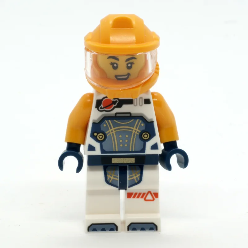 Astronaut, White Spacesuit, Bright Light Oran… — minifigurine LEGO | Brick Broker
