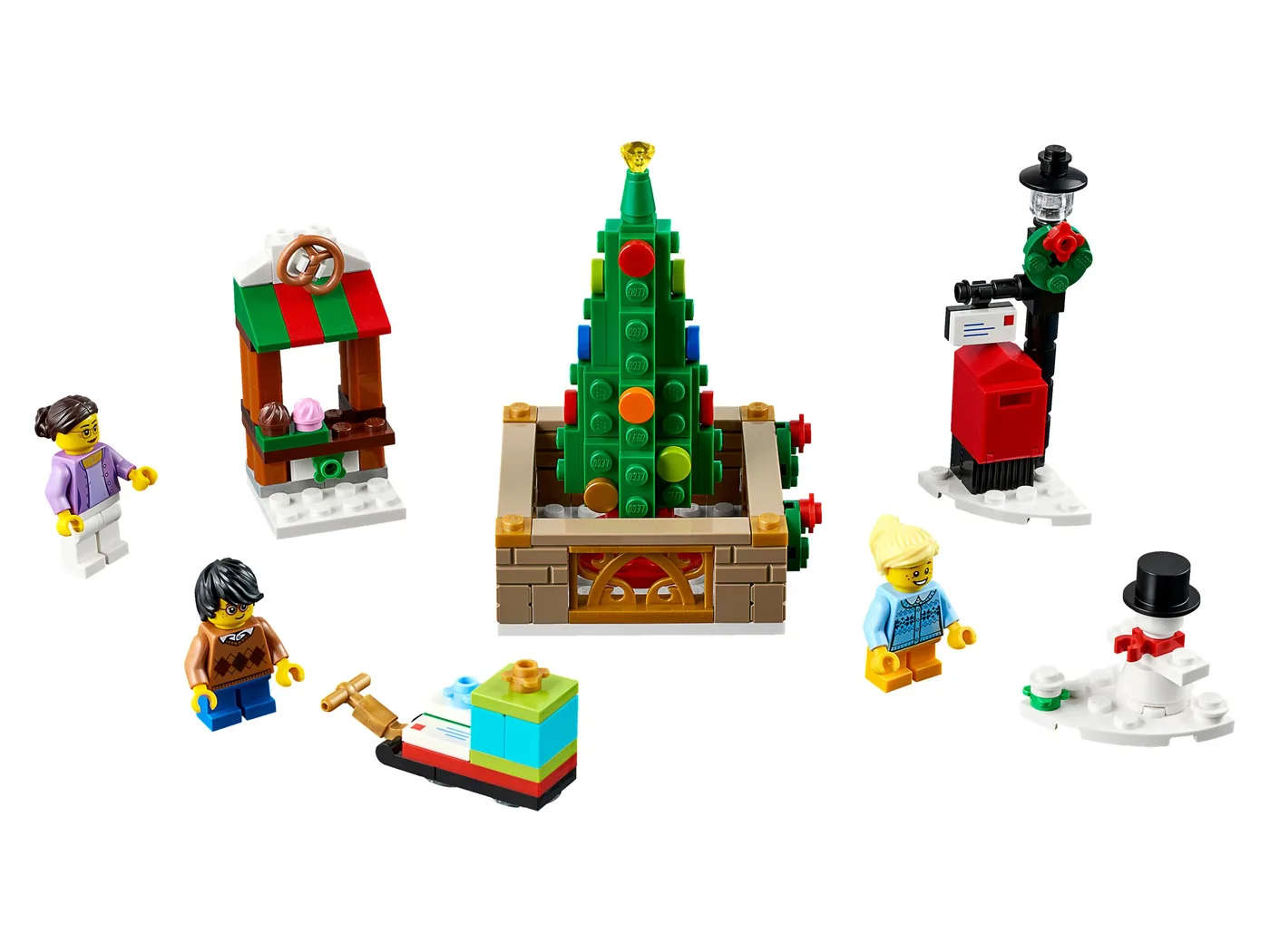 LEGO 40263 Place de la ville de Noël - prix | Brick Broker