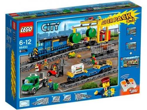 LEGO 66493 Super Pack Train de la ville 4 en 1 - prix | Brick Broker
