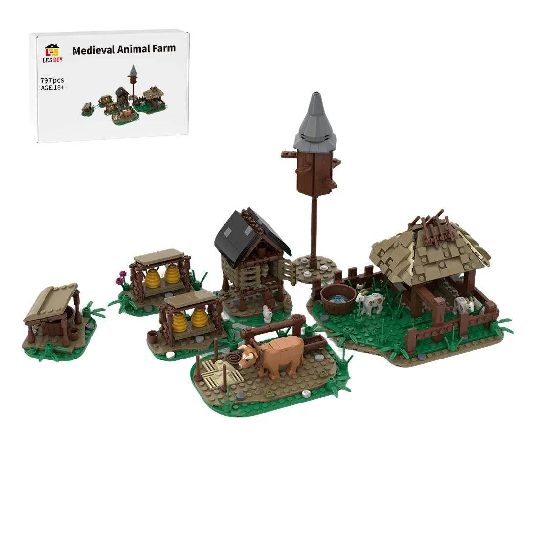 LesDiy Ferme d'animaux médiévale (LESDIY-3657680) - prix | Brick Broker