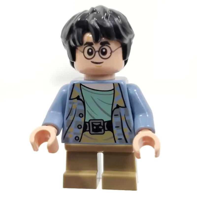 Harry Potter, Sand Blue Shirt, Short Dark Tan… — minifigurine LEGO | Brick Broker