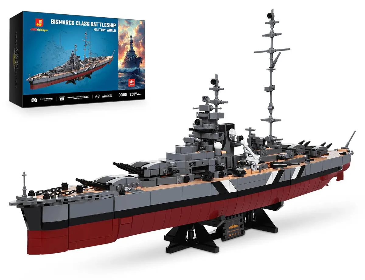 JMBricklayer Bateau de guerre Bismarck (JMB-60015) - prix | Brick Broker