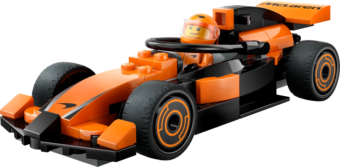 LEGO 60442 Pilote de F1 avec voiture de course McLaren - prix | Brick Broker